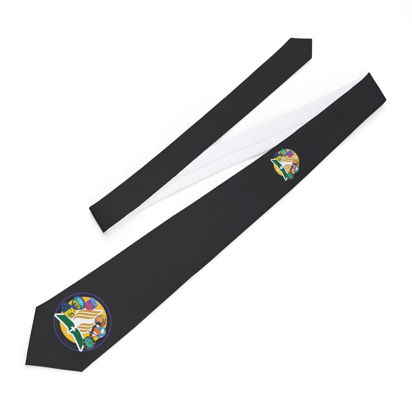 Elegant Graphic Necktie, Unique Tie for Weddings, Formal Events, Father's Day Gift, Business Attire, Stylish Neckwear