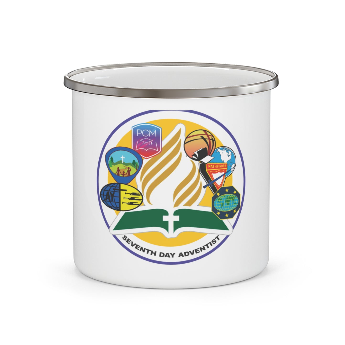 Adventure Enamel Camping Mug | Perfect for Campers, Outdoorsy Souls, & Coffee Lovers | Great for Gifts, Hiking, and Picnics