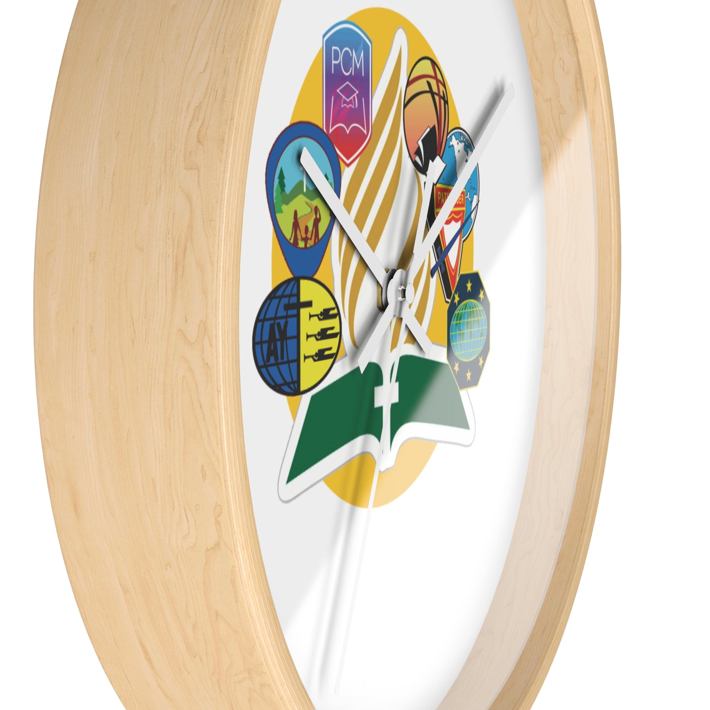 Custom Educational Wall Clock with Inspirational Design, Study Room Decor, Perfect Gift for Teachers, Students, and Graduates