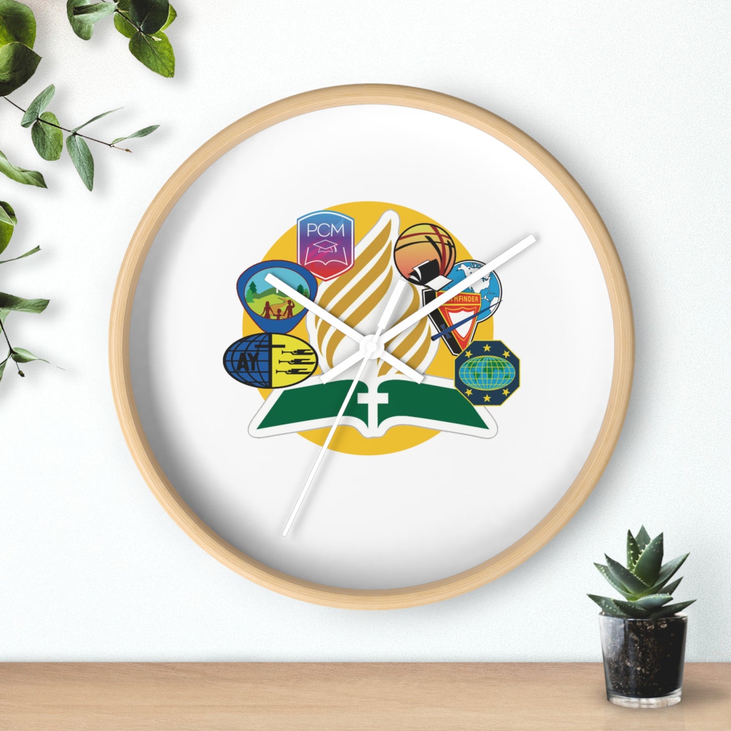 Custom Educational Wall Clock with Inspirational Design, Study Room Decor, Perfect Gift for Teachers, Students, and Graduates