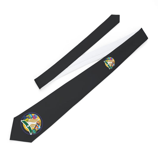 Elegant Graphic Necktie, Unique Tie for Weddings, Formal Events, Father's Day Gift, Business Attire, Stylish Neckwear