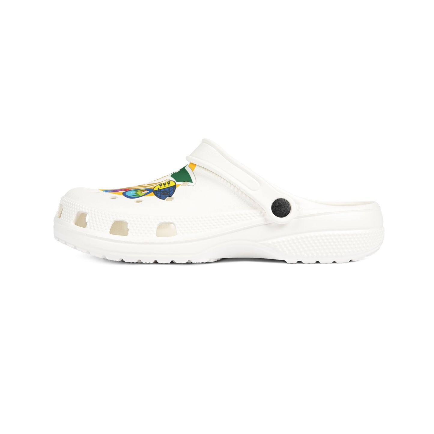 Colorful AOP EVA Foam Rubber Crocs - Fun, Comfortable, Lightweight Footwear for All Occasions, Perfect for Summer, Pool Days, Casual Outings