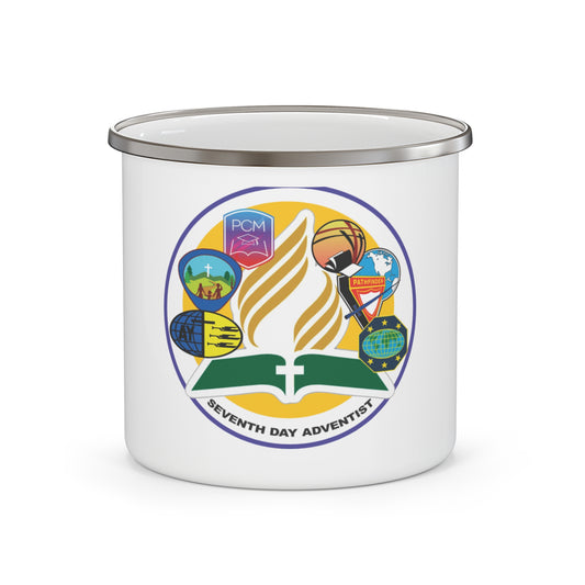 Adventure Enamel Camping Mug | Perfect for Campers, Outdoorsy Souls, & Coffee Lovers | Great for Gifts, Hiking, and Picnics